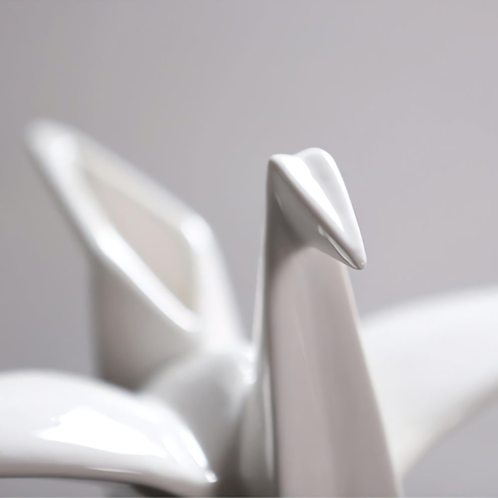 Minimalist Ceramic Bird Figure - Elegant Home Décor Accent