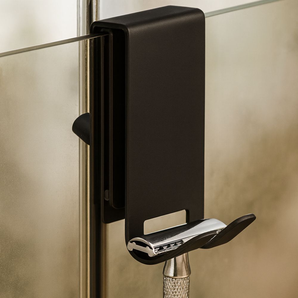 Space-Saving Shower Hooks in Durable Stainless Steel