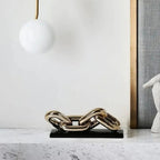 LustreLink Porcelain Chain Art Piece