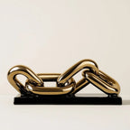 LustreLink Porcelain Chain Art Piece