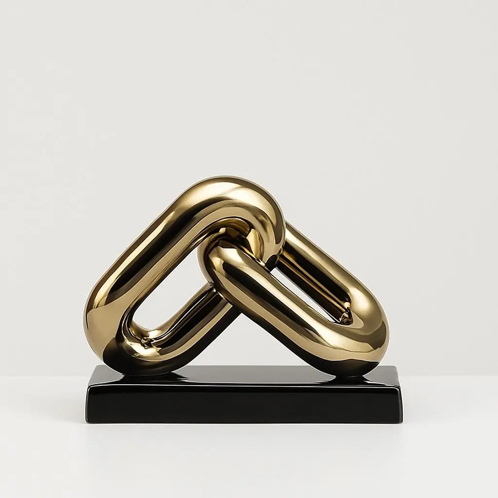 LustreLink Porcelain Chain Art Piece