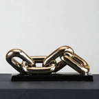 LustreLink Porcelain Chain Art Piece