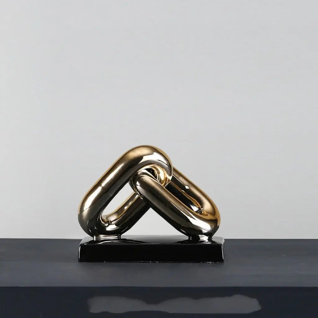 LustreLink Porcelain Chain Art Piece