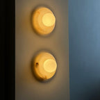 Elegant Indoor LED Wall Light Fixture - Modern Marble Sconce