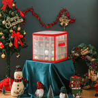 Clear Plastic Organizer for Storing Christmas Decoration Ornaments