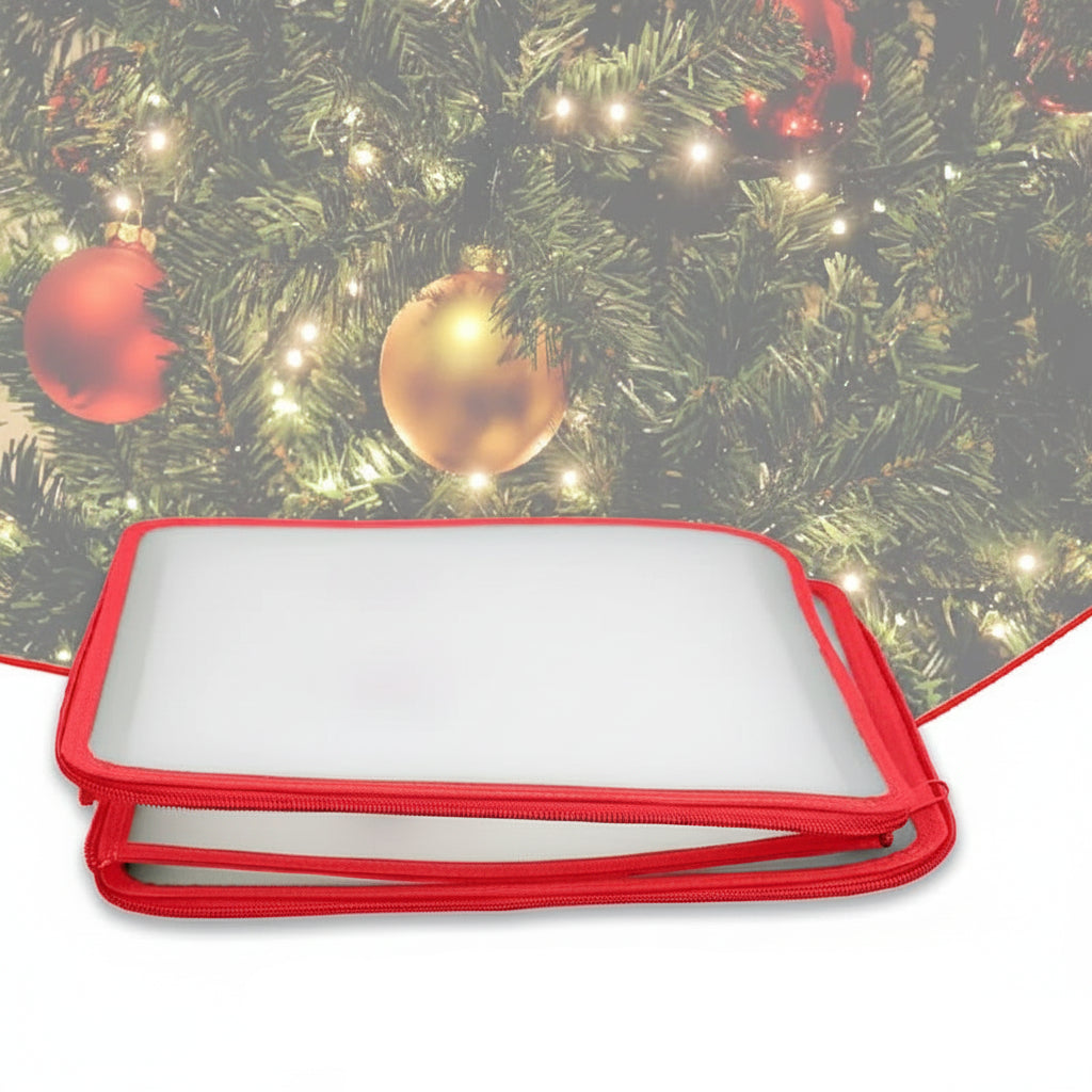 Clear Plastic Organizer for Storing Christmas Decoration Ornaments