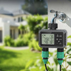 Dual-Zone Timer Oscillating Sprinkler for Efficient Watering