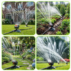Dual-Zone Timer Oscillating Sprinkler for Efficient Watering