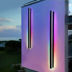 Modern Adjustable Color LED Sconce – Black Outdoor Wall Light, IP65 Rated