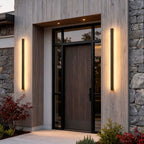 Modern Adjustable Color LED Sconce – Black Outdoor Wall Light, IP65 Rated