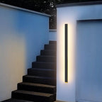 Modern Adjustable Color LED Sconce – Black Outdoor Wall Light, IP65 Rated