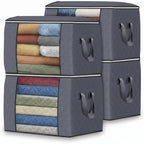 Foldable Fabric Storage Bags for Organizing Large Clothing Items