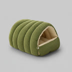Cozy Indoor Cat Cave Bed - Soft Plush Warm Sleeping House