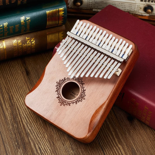 17-Key Mahogany Thumb Piano Kalimba Musical Instrument