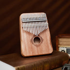 17-Key Mahogany Thumb Piano Kalimba Musical Instrument