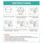 Portable Ultrasonic Clothes Cleaner – Mini USB Washing Machine