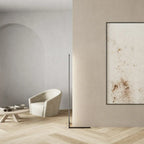 Corner Floor Lamp with Smart Ambient LED Lighting