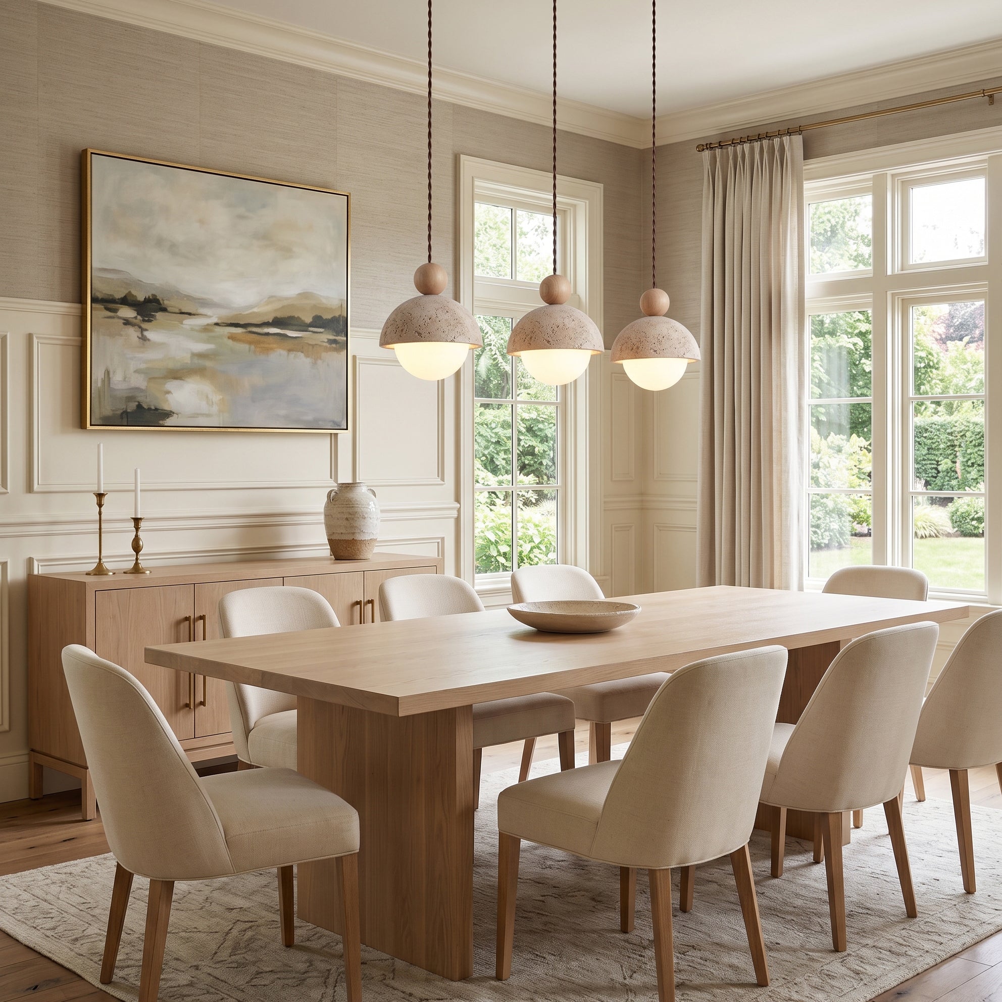 Stylish Black Pendant Light for Dining Areas and Kitchen Islands