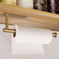 Under-Cabinet Paper Towel Dispenser in Black Stainless Steel