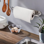 Under-Cabinet Paper Towel Dispenser in Black Stainless Steel