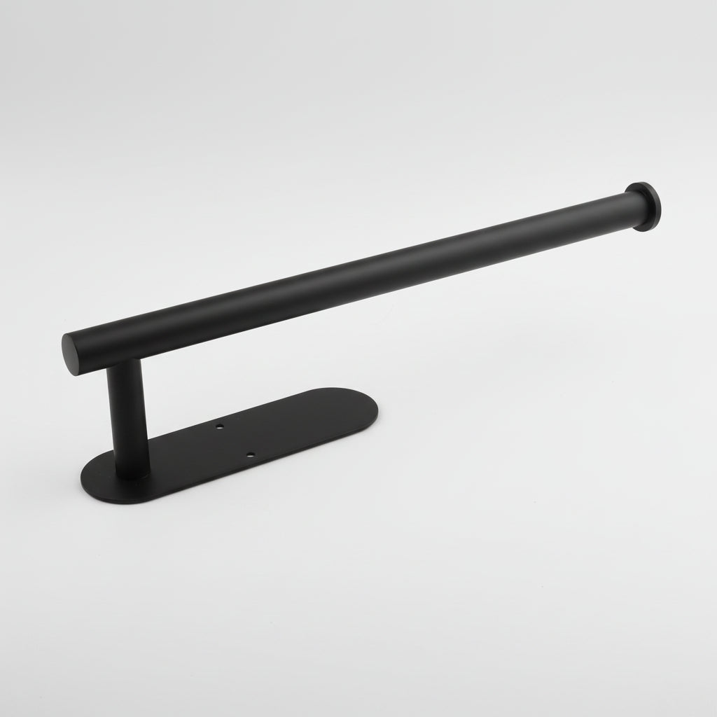 Under-Cabinet Paper Towel Dispenser in Black Stainless Steel