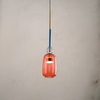 Bell Shade Glass Pendant Light in Pastel Colors