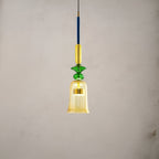 Bell Shade Glass Pendant Light in Pastel Colors