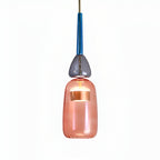 Bell Shade Glass Pendant Light in Pastel Colors