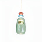 Bell Shade Glass Pendant Light in Pastel Colors