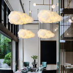 Modern White Cloud Chandelier - Ceiling Pendant Light Fixture
