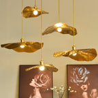 Adjustable Height Pendant Light in Modern Electroplated Iron for Living Room and Café