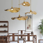 Adjustable Height Pendant Light in Modern Electroplated Iron for Living Room and Café