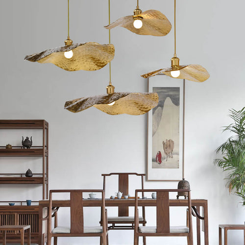 Adjustable Height Pendant Light in Modern Electroplated Iron for Living Room and Café