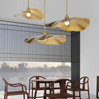 Adjustable Height Pendant Light in Modern Electroplated Iron for Living Room and Café