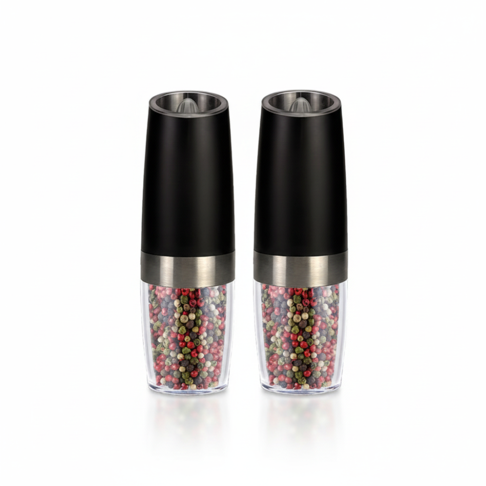 Adjustable Electric Gravity Grinder Set for Salt and Pepper