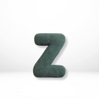 Decorative Throw Pillow with Alphabet Letter Design