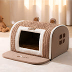 Washable Plush Pet Bed – Soft Cushion Sleeping Mat
