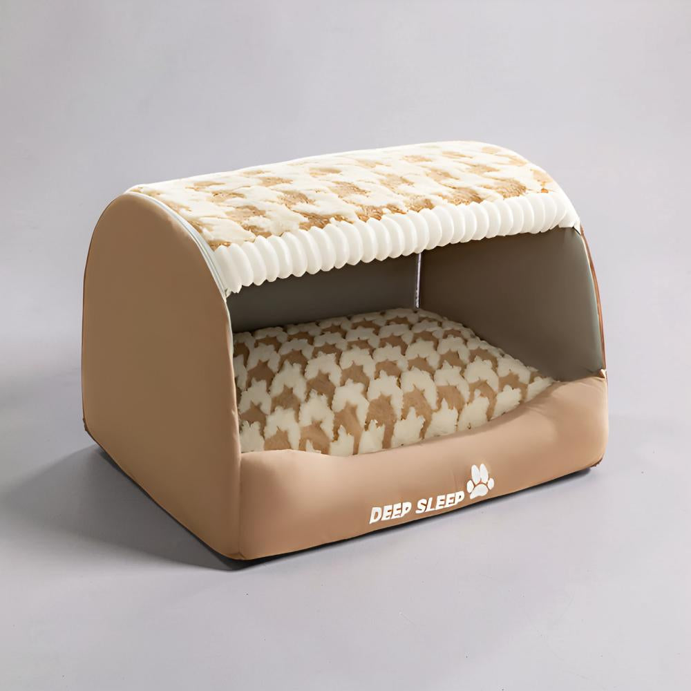Washable Plush Pet Bed – Soft Cushion Sleeping Mat