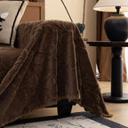 Floral Design Sofa Cover - Soft Microfiber for Comfort