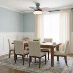 LED Ceiling Fan with Colorful Blades for Contemporary Spaces