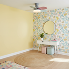 LED Ceiling Fan with Colorful Blades for Contemporary Spaces