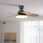 LED Ceiling Fan with Colorful Blades for Contemporary Spaces