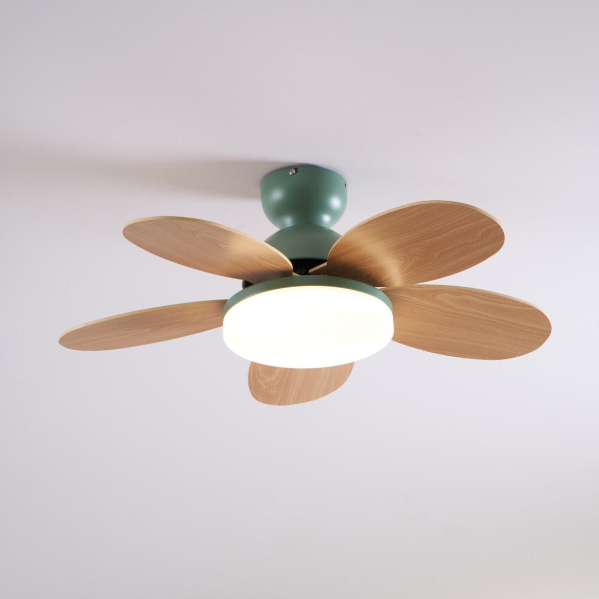 LED Ceiling Fan with Colorful Blades for Contemporary Spaces