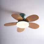 LED Ceiling Fan with Colorful Blades for Contemporary Spaces