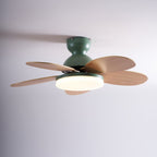 LED Ceiling Fan with Colorful Blades for Contemporary Spaces