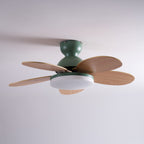 LED Ceiling Fan with Colorful Blades for Contemporary Spaces