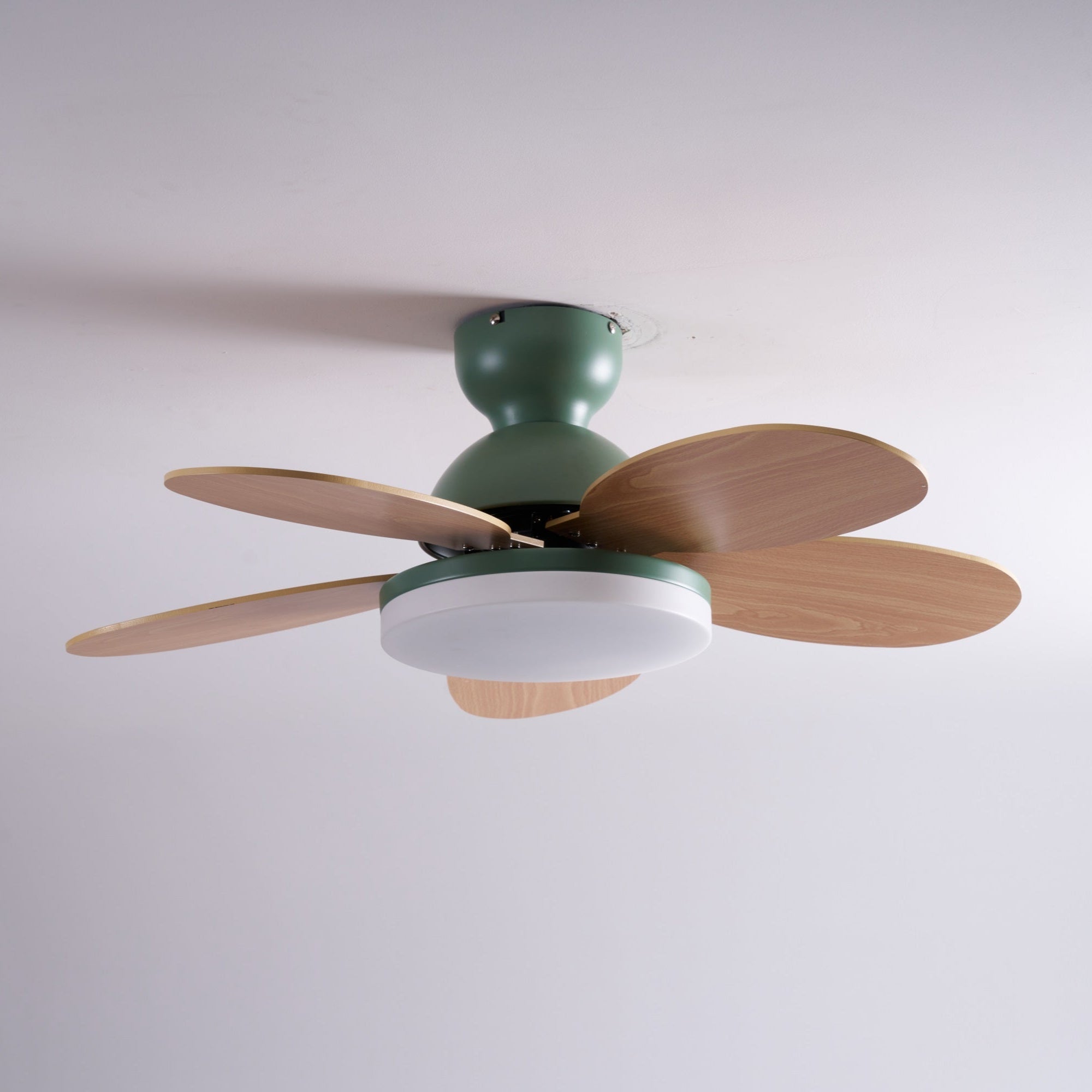 LED Ceiling Fan with Colorful Blades for Contemporary Spaces