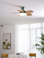 LED Ceiling Fan with Colorful Blades for Contemporary Spaces
