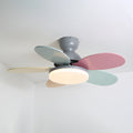 LED Ceiling Fan with Colorful Blades for Contemporary Spaces