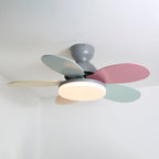 LED Ceiling Fan with Colorful Blades for Contemporary Spaces